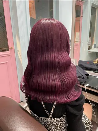 ロング カラー NEWONE所属・beige🧸 pink🎀のヘアスタイル