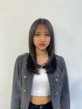 ロング カラー 💖ERI💖/酸性 ストレートNo.1のヘアスタイル