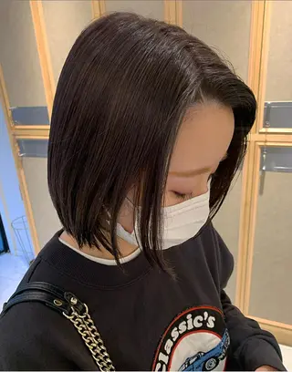 カラー ラベンダー/レイヤー スタイル🤎mamiのヘアスタイル