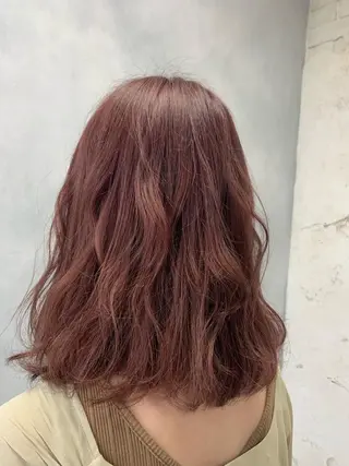 セミロング u n aのヘアスタイル