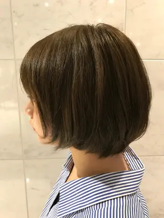 ショート カラー 透明感カラー❄️要 半個室×マンツーマンのヘアスタイル