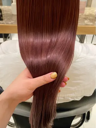 カラー レイヤー🍑透明感 カラー🤎AKARIのヘアスタイル