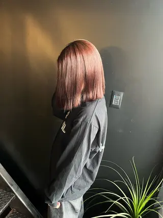 ミディアム 中川 花菜のヘアスタイル