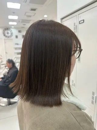 ミディアム カラー 伊佐 愛のヘアスタイル