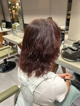 カラー 杉本 萌のヘアスタイル