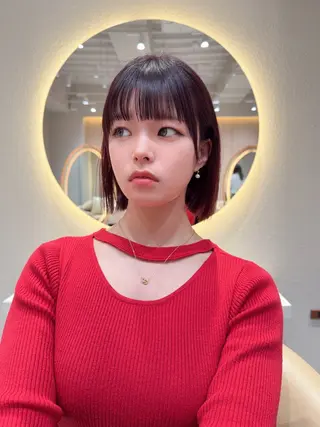 ショート カラー レイヤー❣️縮毛矯正 川村利幸のヘアスタイル