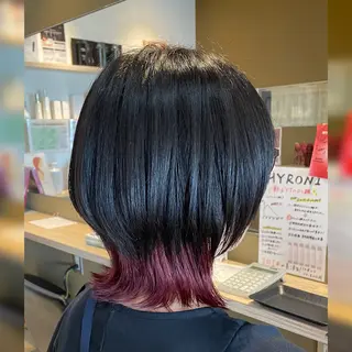 ミディアム カラー ZEALspa&relaxation所属・足立 結衣のヘアスタイル