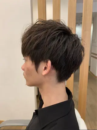 ショート メンズ HAIR ROOM ROSSO 白山店所属・メンズカット+パーマ 特化/ユウタのヘアスタイル