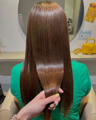 ロング 藤本 麗未のヘアスタイル