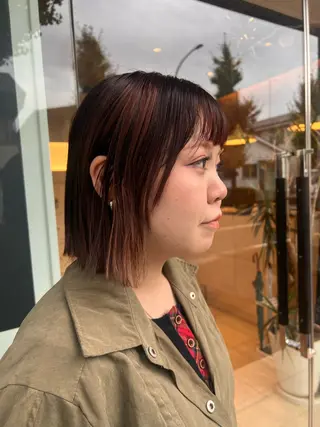 カラー リリカ🐈‍⬛ブリー チカラー/上永谷のヘアスタイル