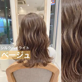セミロング カラー Natural所属・小柳 公邦のヘアスタイル