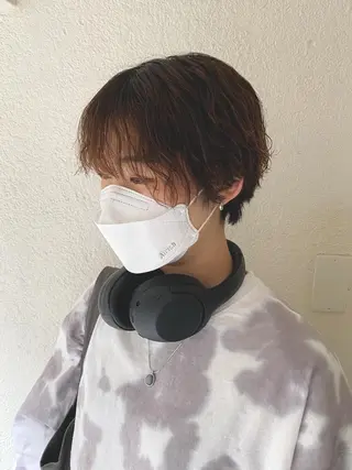 ショート パーマ 小川 美奈のヘアスタイル