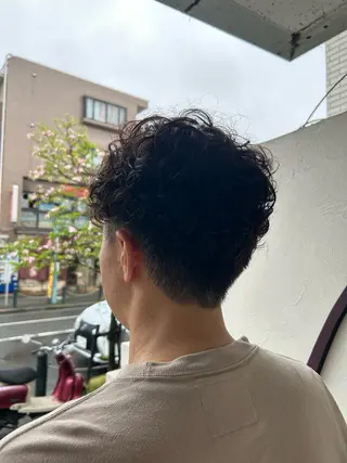 パーマ メンズ 髪質改善✨似合わせ カット✂️加藤真紀のヘアスタイル