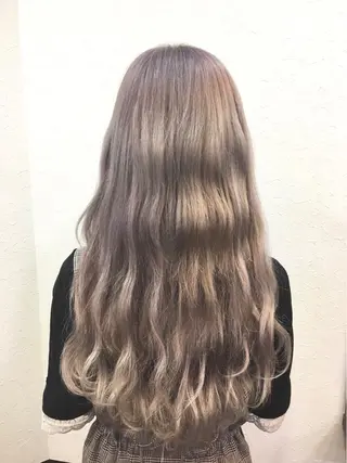 ミディアム カラー 韓国ヘア🤍髪質改善 🇰🇷AKANEのヘアスタイル