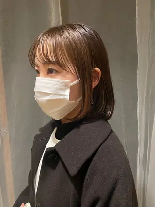 ショート カラー ボブ/ショート 吉田竣のヘアスタイル