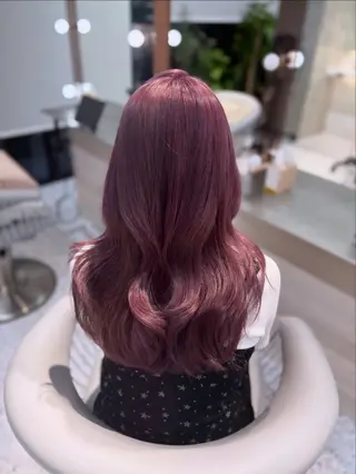 ロング カラー 髪質改善×韓国ヘアサロン Role 博多【ロール】所属・yui🎀ブリーチ なしWカラー／博多のヘアスタイル