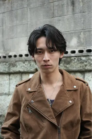 ショート パーマ メンズパーマ特化 園田　楓莉のヘアスタイル