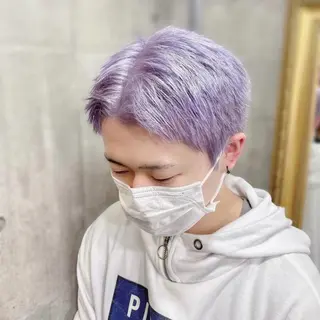 ショート カラー MIRAC所属・Ryoichi⛓️ 韓国ヘア/ハイトーンのヘアスタイル