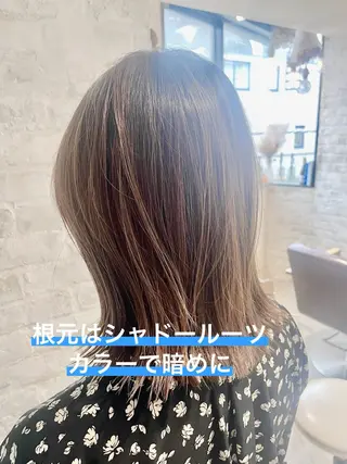ミディアム カラー ヘアアレンジ Calenda/ パーソナル美髪サロンのヘアスタイル
