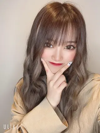 ロング カラー 髪質改善/美髪矯正/ ハイトーン Kuroのヘアスタイル