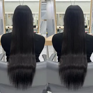 ロング youres hair 新宿3丁目店所属・🍫ハイトーン✖︎ 髪質改善🍫柴田のヘアスタイル