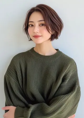 ショート 美髪×縮毛矯正 水上真由美😘のヘアスタイル