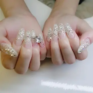 ロング ネイル クロキ 。のネイルデザイン