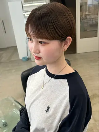 ショート SISTER MOHAWK所属・似合わせ小顔ショート 楢岡恵のヘアスタイル