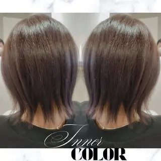 ミディアム カラー GR 髪質改善トリートメント×ヘッドスパ【ジーアール】所属・🌺中村🌺毎日楽し くなる髪をご提案✨のヘアスタイル