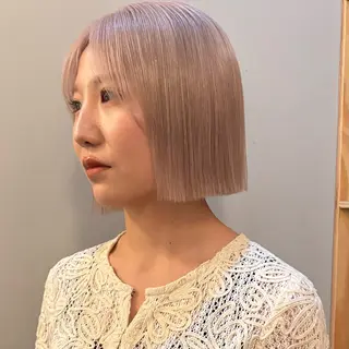 ショート カラー 🌿レイヤーボブ/パ ーマ🌿　木梨健太のヘアスタイル
