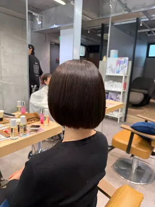 ショート 透明感/艶カラー/ ゆな🫧のヘアスタイル