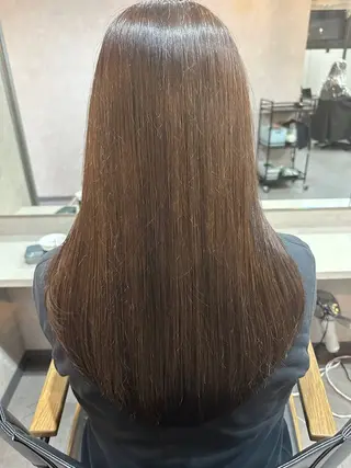 ロング カラー 京都駅/透明感カラー /髪質改善/岩崎拓郎のヘアスタイル