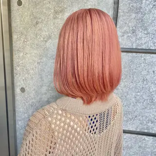 ミディアム カラー ヘアアレンジ MiU所属・韓国×髪質改善×美髪 縮毛矯正×レイヤーのヘアスタイル