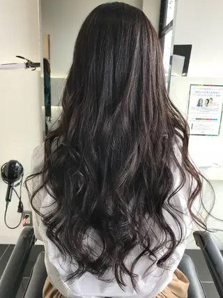 ロング カラー 関口 友行のヘアスタイル