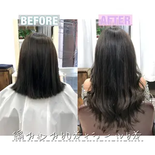 ミディアム カラー 韓国ヘア🤍髪質改善 🇰🇷AKANEのヘアスタイル