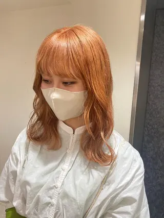 ミディアム カラー ヘアアレンジ ボブ /ニュアンス/ satomi🧸💖のヘアスタイル