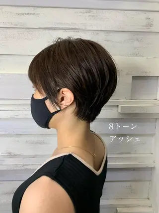 ショート メンズバレイヤージュ 斉藤春のヘアスタイル