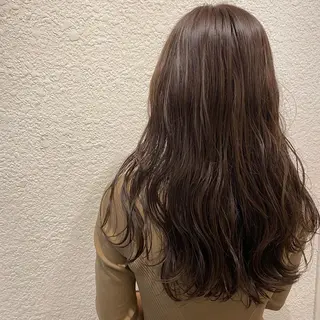 ロング カラー ボブ/パーマ ミヒラケイタのヘアスタイル