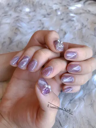 ショート ネイル USAMiMi 🐰💕のネイルデザイン