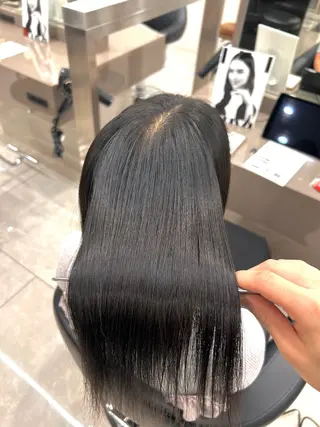 ミディアム HARUKI MINATO Japan 大宮店所属・縮毛矯正/ 髪質改善/石橋 魅仁のヘアスタイル