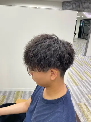 ショート パーマ メンズ 【メンズ特化】岩瀬 武【メンズパーマ】のヘアスタイル