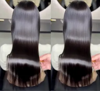 ロング youres hair髪質改善トリートメント＆ヘッドスパ日吉店所属・日吉/髪質改善× 艶カラー/ 永田颯のヘアスタイル