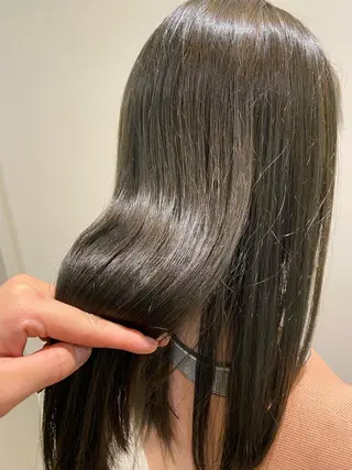 セミロング カラー マツモト カラー/ショートボブのヘアスタイル