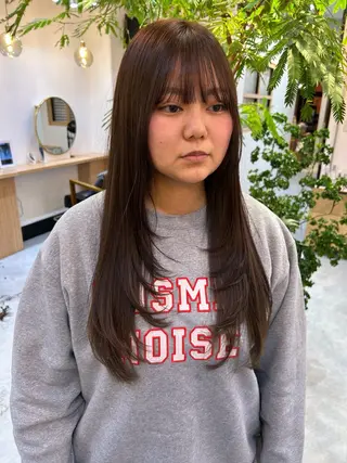 ロング カラー CARICIA 白木 由里加/新栄のヘアスタイル