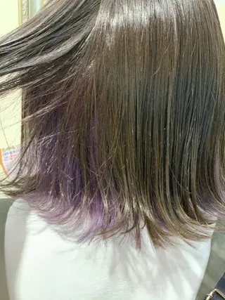 ミディアム カラー 艶髪レイヤー上田 紗也🇰🇷💗のヘアスタイル