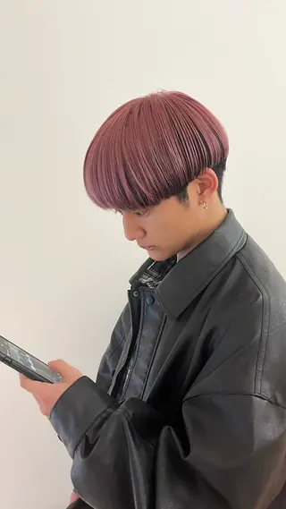 カラー メンズ メンズパーマ/ メッシュ📍ユリのヘアスタイル