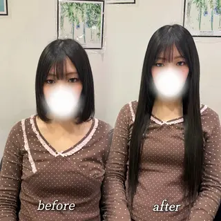 ロング 🦋エクステ/透明感 /艶髪🦋REISAのヘアスタイル