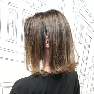 ミディアム カラー レイヤー⭐️カラー ⭐️平川雅史のヘアスタイル