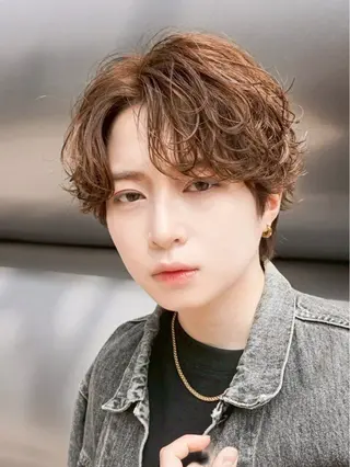 カラー パーマ ヘアアレンジ メンズ 【パーマの達人】 🔥横浜メンズ/允のヘアスタイル