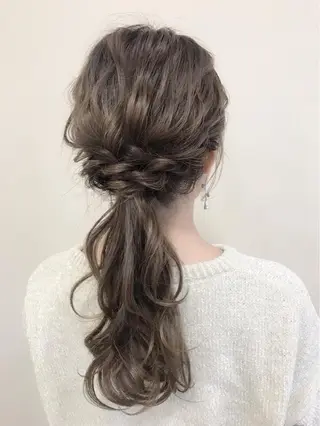 ロング ヘアアレンジ 沢田 瞳のヘアスタイル